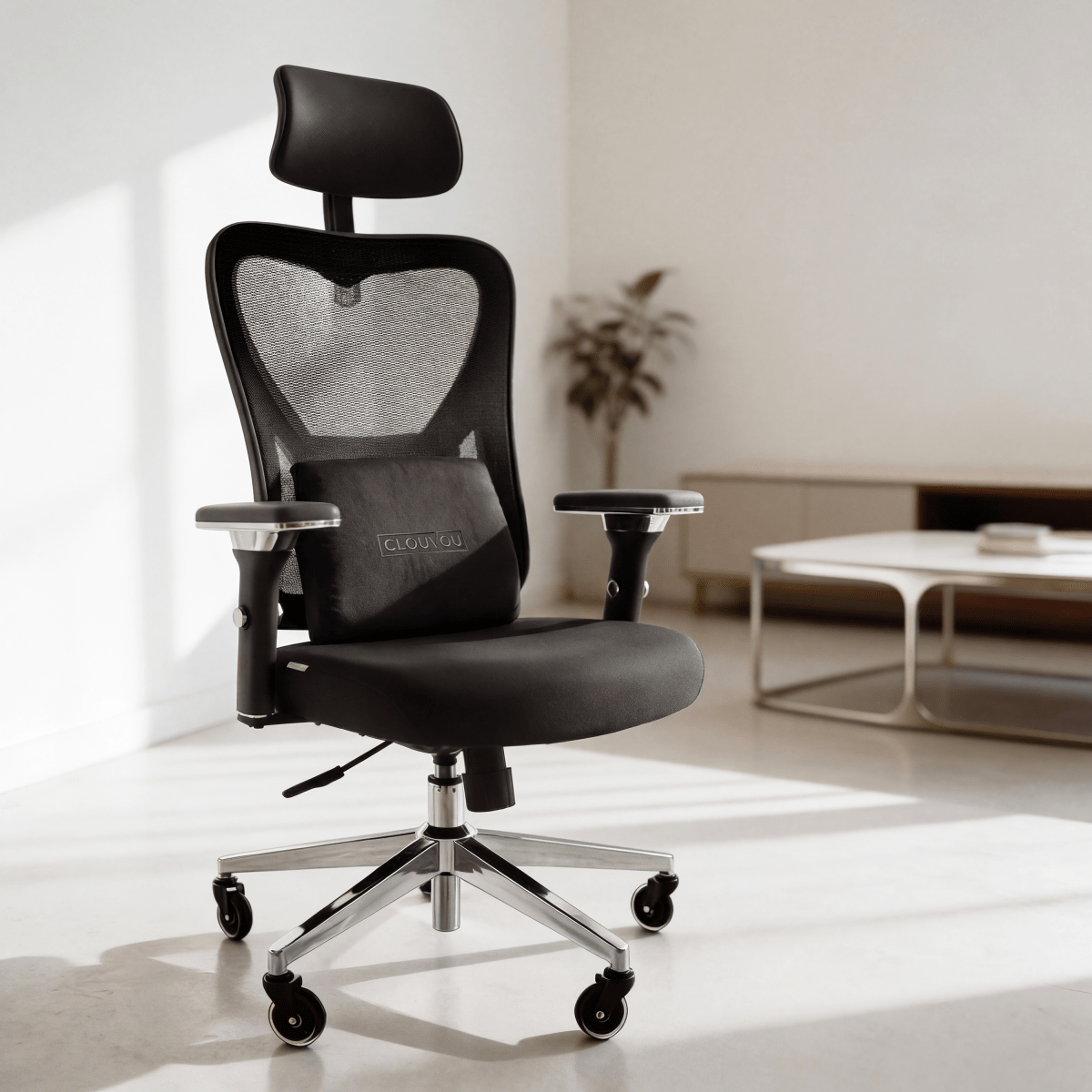 CLOUVOU CleverSeat - Best selling ergonomic office chair - Clouvou Schwarz