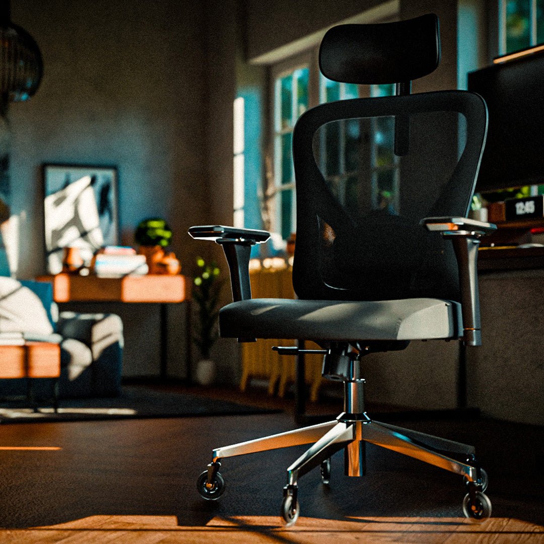 CLOUVOU CleverSeat - Ergonomischer Bürostuhl "Zeitloses Design trifft auf unschlagbare Qualität" - Clouvou