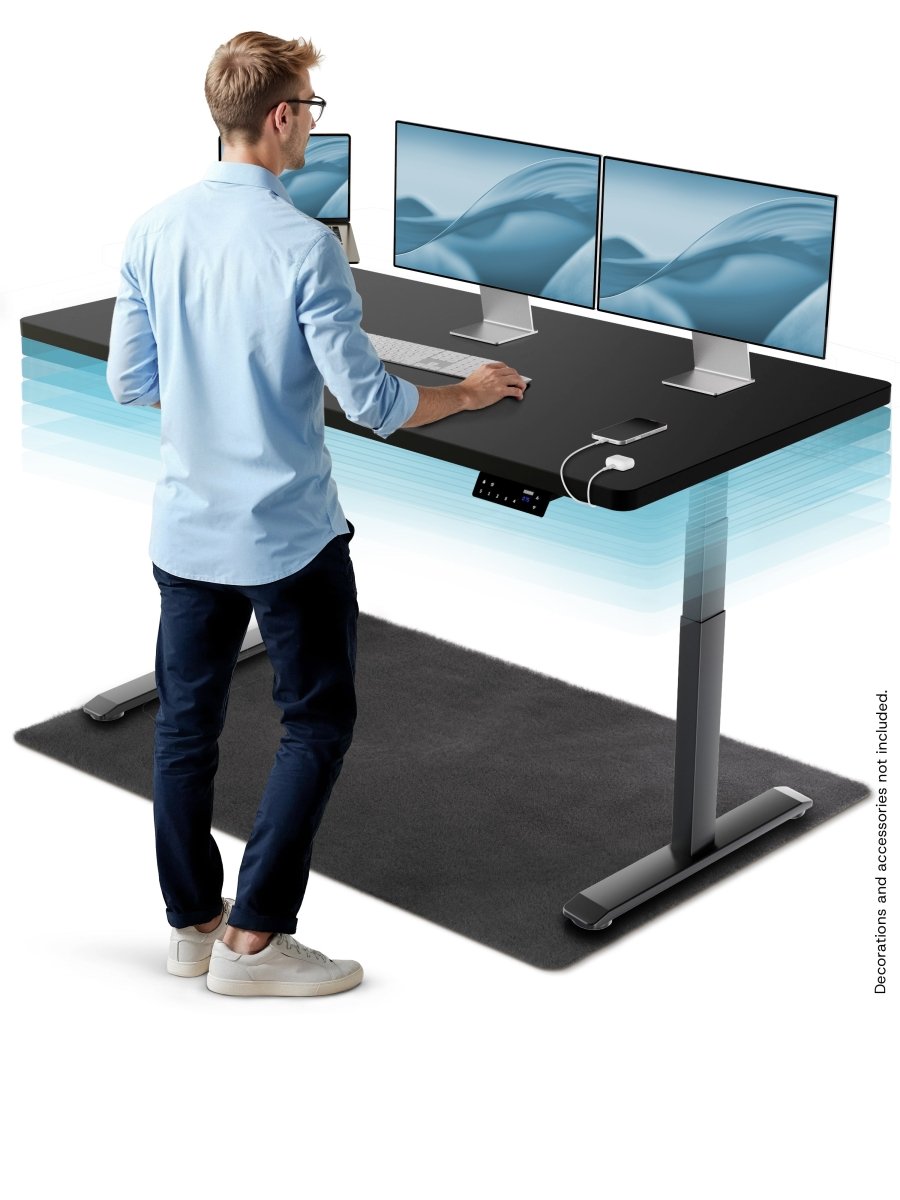 MasterDesk – Premium Height - Adjustable Standing Desk - Clouvou 160 x 80cm