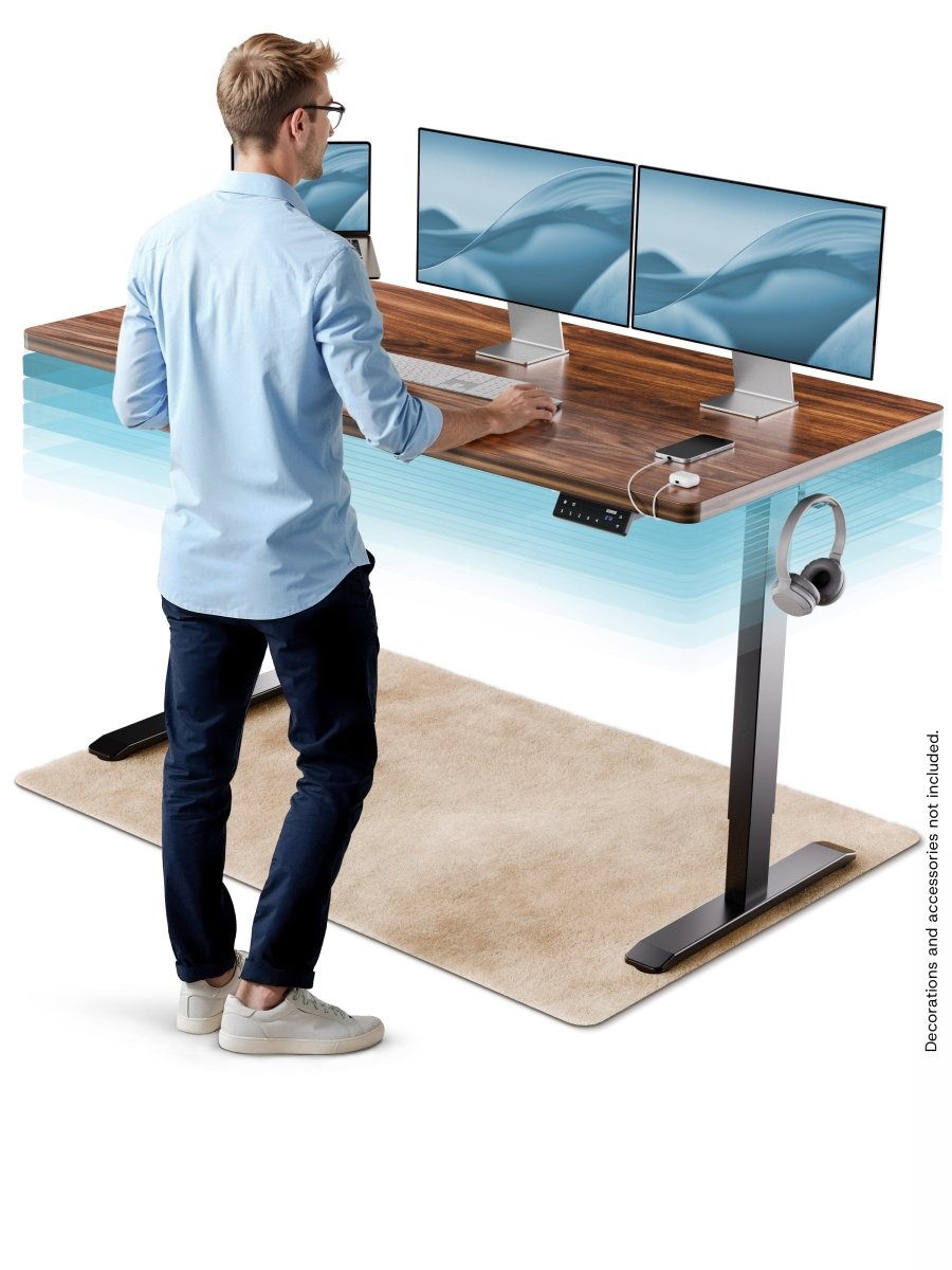 ProDesk – Professional Height - Adjustable Standing Desk - Clouvou 160 x 80cm