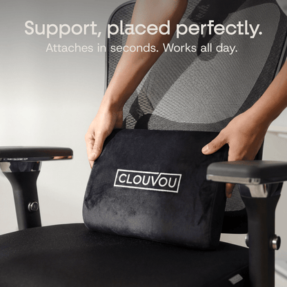 CLOUVOU CleverSeat - Best selling ergonomic office chair - Clouvou Schwarz