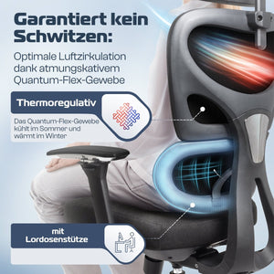 CLOUVOU ProSeat – Ergonomischer Bürostuhl "Maximaler Komfort, den ganzen Tag" - Clouvou
