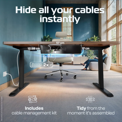 MasterDesk – Premium Height - Adjustable Standing Desk - Clouvou 160 x 80cm
