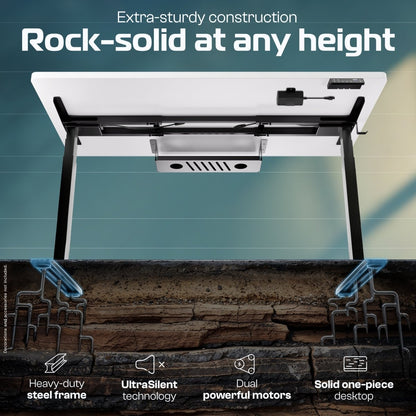 MasterDesk – Premium Height - Adjustable Standing Desk - Clouvou 160 x 80cm