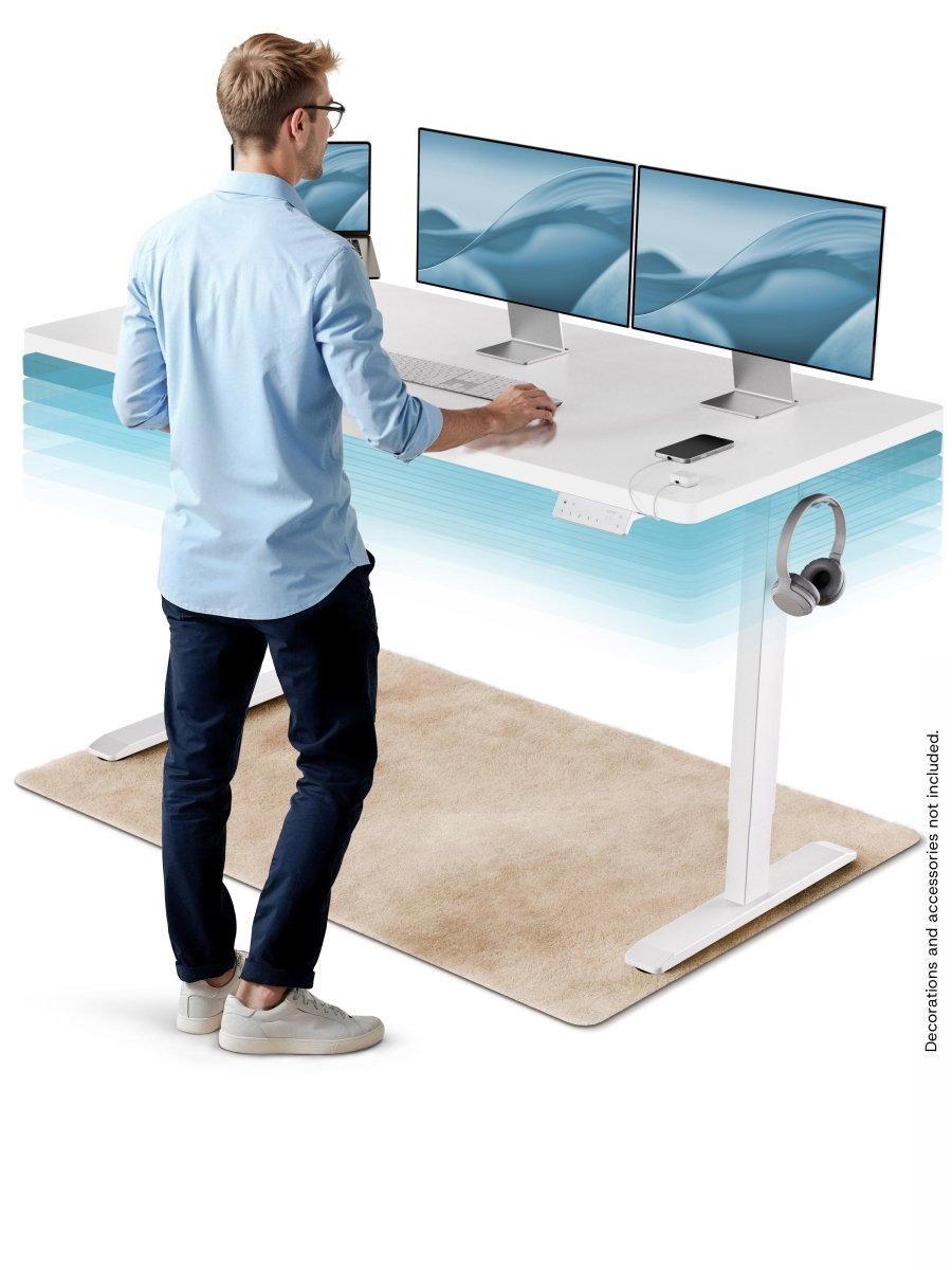 ProDesk – Professional Height - Adjustable Standing Desk - Clouvou 160 x 80cm