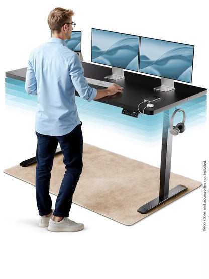 ProDesk – Professional Height - Adjustable Standing Desk - Clouvou 160 x 80cm
